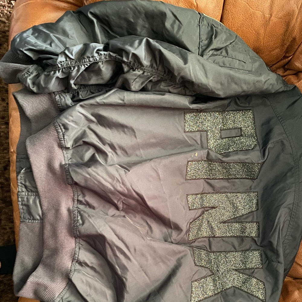 Black PINK Bomber jacket